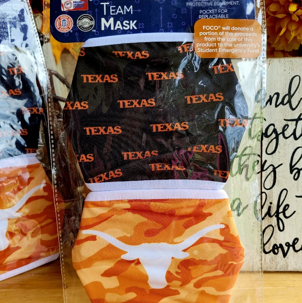 Texas Longhorn Face Mask